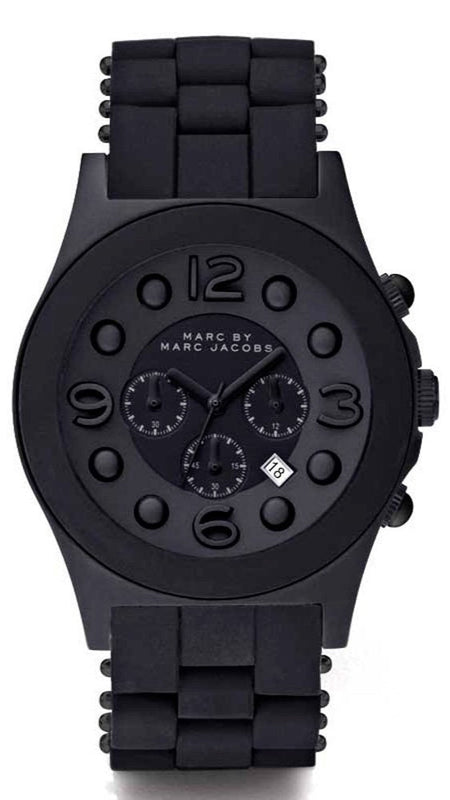 Marc Jacobs Pelly Black Dial Black Silicone Strap Watch for Women - MBM2567 Buy Now By Marc Jacobs
