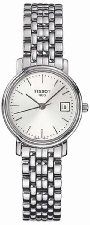 Tissot T Classic Desire White Dial Silver Steel Strap Watch for Women - T52.1.281.31 Buy Now By Tissot