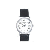 Tissot T Classic Desire White Dial Black Leather Strap Watch For Men - T52.1.421.12 Buy Now By Tissot