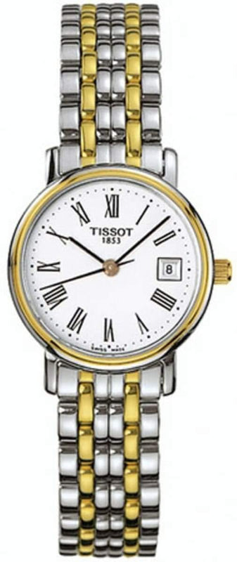 Tissot T Classic Desire Two Tone Quartz Watch For Women - T52.2.281.13 Buy Now By Tissot