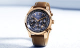 Guess Persuit Chronograph Blue Dial Brown Leather Strap Watch for Men - W0500G1 Buy Now By Guess