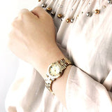 Marc Jacobs Amy Dexter Gold Dial Gold Steel Strap Watch for Women - MBM3218 Buy Now By Marc Jacobs