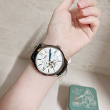 Fossil Townsman Automatic Chronograph White Dial Blue Leather Strap Watch for Men - ME3167 Buy Now By Fossil