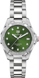 Tag Heuer Aquaracer Diamonds Emerald Green Dial Watch for Women - WBD1316.BA0740 Buy Now By Tag Heuer