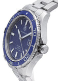 Tag Heuer Aquaracer Calibre 5 Automatic Blue Dial Silver Steel Strap Watch for Men - WAK2111.BA0830 Buy Now By Tag Heuer