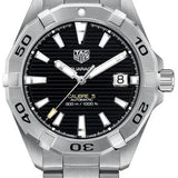Tag Heuer Aquaracer Automatic Caliber 5 Black Dial Silver Steel Strap Watch for Men - WBD2110.BA0928 Buy Now By Tag Heuer