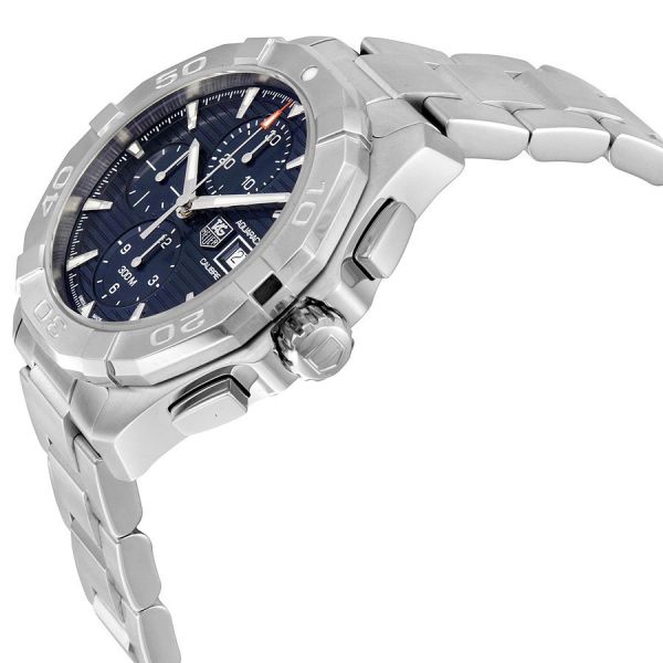 Tag Heuer Aquaracer Caliber 16 Automatic Chronograph Blue Dial Silver Steel Strap Watch for Men - CAY2112.BA0927 Buy Now By Tag Heuer