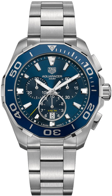 Tag Heuer Aquaracer Blue Dial Watch for Men - CAY111B.BA0927 Buy Now By Tag Heuer
