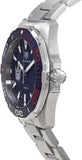 Tag Heuer Aquaracer Henrik Lundqvist Special Edition Blue Dial Silver Steel Strap Watch for Men - WAY101J.BA0746 Buy Now By Tag Heuer
