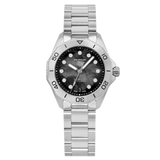 Tag Heuer Aquaracer Professional 200 Automatic Black Dial Silver Steel Strap Watch for Men - WBP2410.BA0622 Buy Now By Tag Heuer