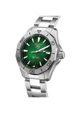 Tag Heuer Aquaracer Professional 200 Automatic Green Dial Silver Steel Strap Watch for Men - WBP2115.BA0627 Buy Now By Tag Heuer