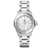 Tag Heuer Aquaracer Professional 200 Quartz White Dial Silver Steel Strap Watch for Women - WBP1411.BA0622 Buy Now By Tag Heuer