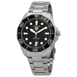 Tag Heuer Aquaracer Professional 300 Automatic Black Dial Silver Steel Strap Watch for Men - WBP201A.BA0632 Buy Now By Tag Heuer