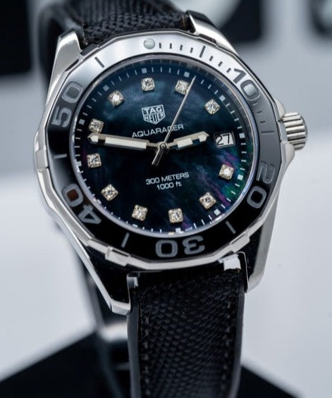 Tag Heuer Aquaracer Black Mother of Pearl Dial Watch for Women - WAY131M.FT6092 Buy Now By Tag Heuer