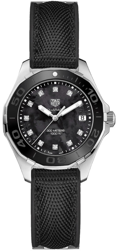 Tag Heuer Aquaracer Black Mother of Pearl Dial Watch for Women - WAY131M.FT6092 Buy Now By Tag Heuer
