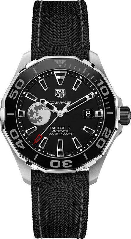 Tag Heuer Aquaracer Moon Black Dial Watch for Men - WAY201J.FC6370 Buy Now By Tag Heuer