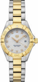 Tag Heuer Aquaracer Diamonds Mother of Pearl Dial Two Tone Steel Strap Watch for Men - WBD1422.BB0321 Buy Now By Tag Heuer