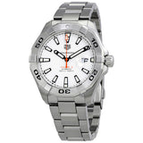Tag Heuer Aquaracer Calibre 5 Automatic White Dial Silver Steel Strap Watch for Men - WAY2013.BA0927 Buy Now By Tag Heuer