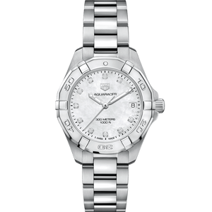 Tag Heuer Aquaracer White Mother of Pearl Dial Watch for Women - WBD1314.BA0740 Buy Now By Tag Heuer