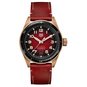 Tag Heuer Autavia Maroon Dial Watch for Men - WBE5193.FC8300 Buy Now By Tag Heuer