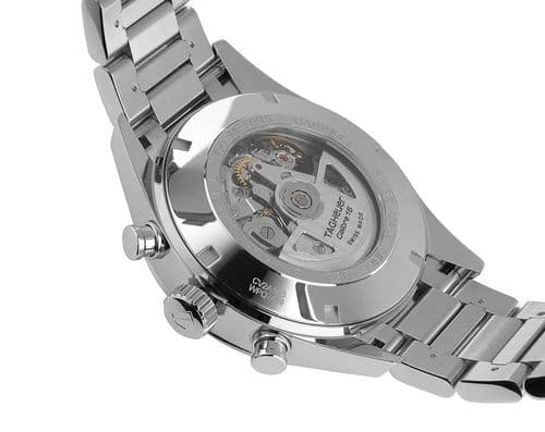 Tag Heuer Carrera Automatic Chronograph Black Dial Silver Steel Strap Watch for Men - CBK2110.BA0715 Buy Now By Tag Heuer