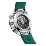 Tag Heuer Carrera Chronograph 44mm Green Dial Green Steel Strap Watch for Men - CBN2A1N.FT6238 Buy Now By Tag Heuer