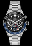 Tag Heuer Carrera Chronograph Blue Dial Silver Steel Strap Watch for Men - CBG2A1Z.BA0658 Buy Now By Tag Heuer