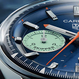 Tag Heuer Carrera Skipper Automatic Chronograph Blue Dial Blue Nylon Strap Watch for Men - CBS2213.FN6002 Buy Now By Tag Heuer