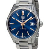 Tag Heuer Carrera Quartz Blue Dial Silver Steel Strap Watch for Women - WAR1112.BA0601 Buy Now By Tag Heuer