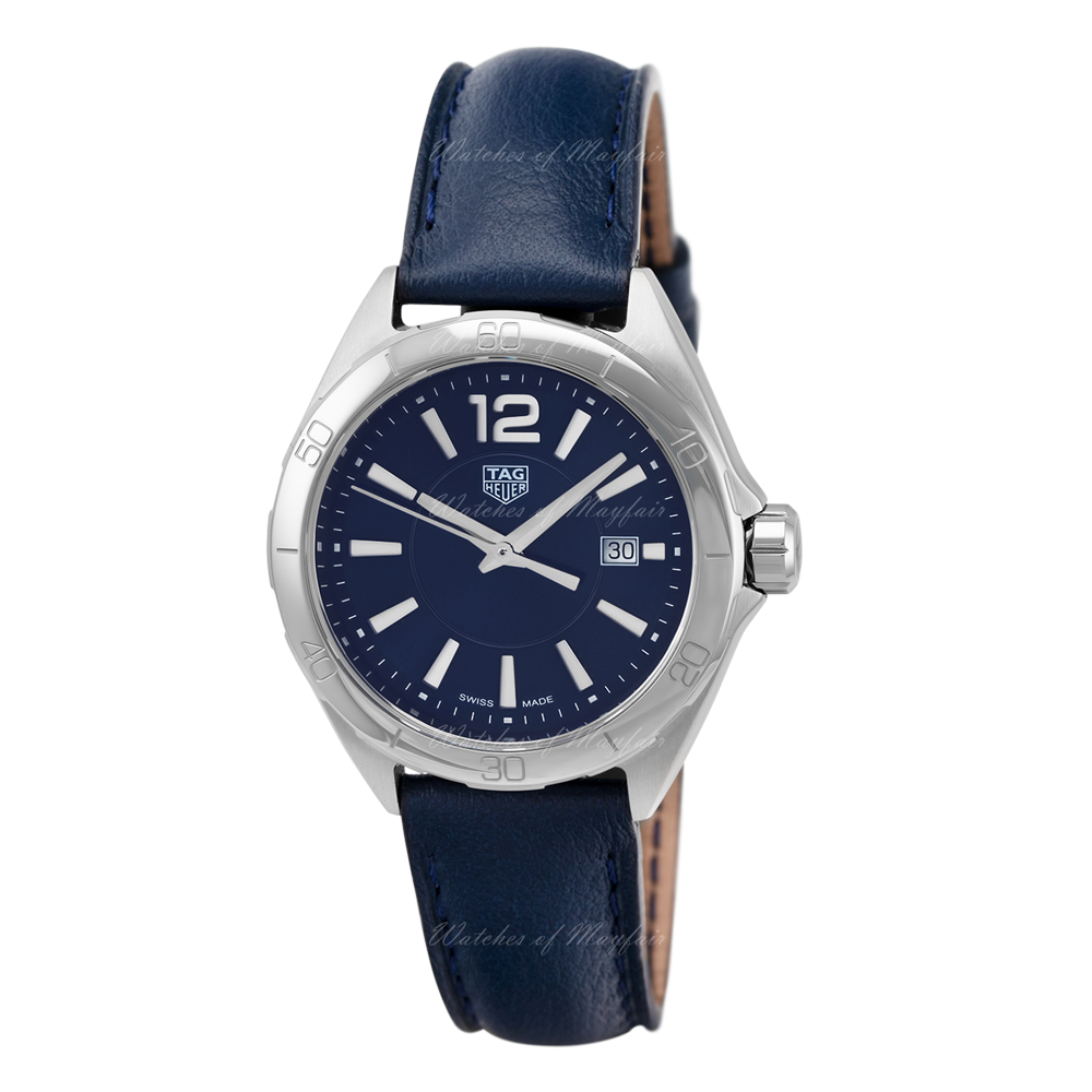 Tag Heuer Formula 1 Quartz Blue Dial Blue Leather Strap Watch for Women - WBJ1412.FC8233 Buy Now By Tag Heuer