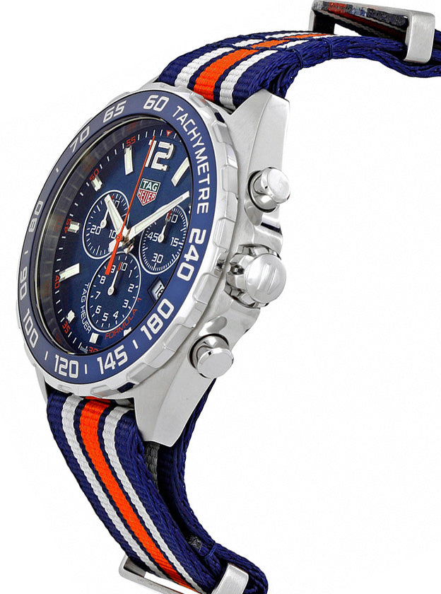 Tag Heuer Formula 1 Quartz Chronograph Blue Dial Two Tone NATO Strap Watch for Men - CAZ1010.FC8196 Buy Now By Tag Heuer