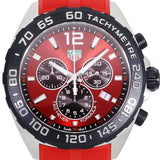 Tag Heuer Formula 1 Chronograph Red Dial Red Rubber Strap Watch for Men - CAZ101AN.FT8055 Buy Now By Tag Heuer