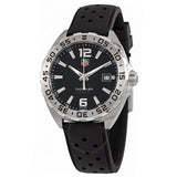 Tag Heuer Formula 1 Quartz Black Dial Black Rubber Strap Watch for Men - WAZ1112.FT8023 Buy Now By Tag Heuer