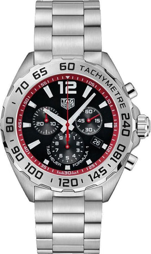 Tag Heuer Formula 1 Chronograph Black Dial Silver Steel Strap Watch for Men - CAZ101Y.BA0842 Buy Now By Tag Heuer