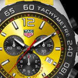 Tag Heuer Formula 1 Chronograph Yellow Dial Yellow Rubber Strap Watch for Men - CAZ101AM.FT8054 Buy Now By Tag Heuer