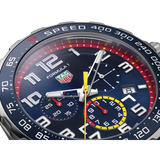 Tag Heuer Formula 1 Red Bull Racing Chronograph Blue Dial Blue Rubber Strap Watch for Men - CAZ101AL.FT8052 Buy Now By Tag Heuer