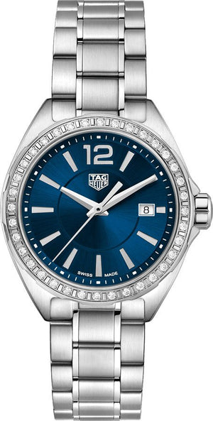 Tag Heuer Formula 1 Diamonds Blue Dial Silver Steel Strap Watch for Women - WBJ1416.BA0664 Buy Now By Tag Heuer