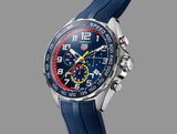 Tag Heuer Formula 1 Red Bull Racing Chronograph Blue Dial Blue Rubber Strap Watch for Men - CAZ101AL.FT8052 Buy Now By Tag Heuer