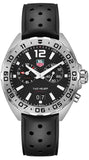 Tag Heuer Formula 1 Alarm Quartz Black Dial Black Rubber Strap Watch for Men - WAZ111A.FT8023 Buy Now By Tag Heuer
