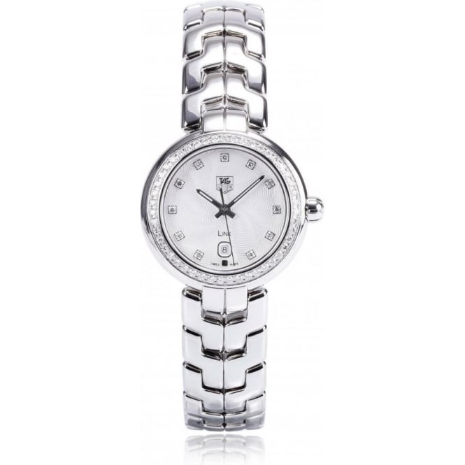 Tag Heuer Link Diamonds Silver Dial Silver Steel Strap Watch for Women - WAT1414.BA0954 Buy Now By Tag Heuer