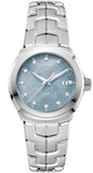 Tag Heuer Link Quartz Diamonds Blue Mother of Pearl Dial Silver Steel Strap Watch for Women - WBC1313.BA0600 Buy Now By Tag Heuer