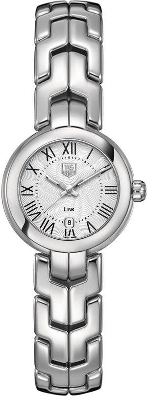 Tag Heuer Link Roman Numeral Silver Dial Silver Steel Strap Watch for Women - WAT1416.BA0954 Buy Now By Tag Heuer