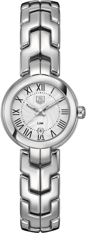 Tag Heuer Link Roman Numeral Silver Dial Silver Steel Strap Watch for Women - WAT1416.BA0954 Buy Now By Tag Heuer