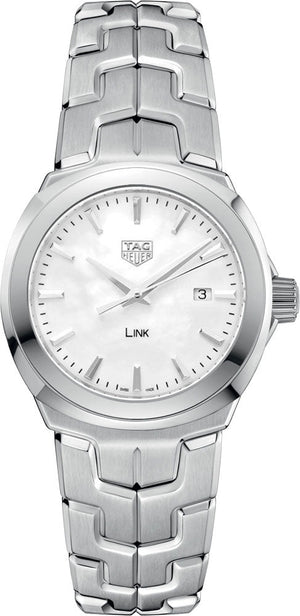 Tag Heuer Link Quartz Mother of Pearl Dial Silver Steel Strap Watch for Women - WBC1310.BA0600 Buy Now By Tag Heuer