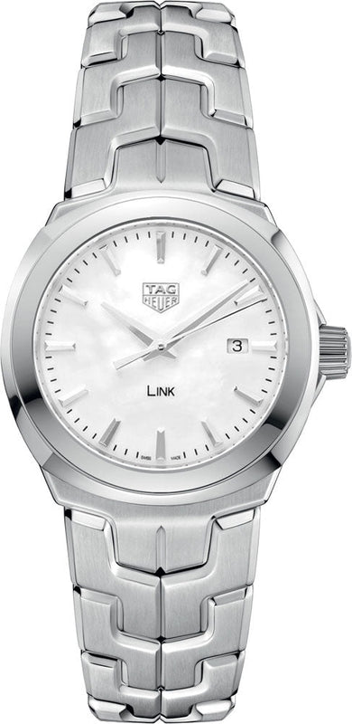 Tag Heuer Link Quartz Mother of Pearl Dial Silver Steel Strap Watch for Women - WBC1310.BA0600 Buy Now By Tag Heuer