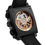 Tag Heuer Monaco Automatic Chronograph Black Dial Black Leather Strap Watch for Men - CBL2180.FC6497 Buy Now By Tag Heuer