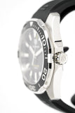 Tag Heuer Aquaracer Quartz Black Dial Black Rubber Strap Watch for Men - WAY101A.FT6141 Buy Now By Tag Heuer