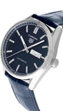 Tag Heuer Carrera Day Date Blue Dial Blue Leather Strap Watch for Men - WBN2012.FC6502 Buy Now By Tag Heuer