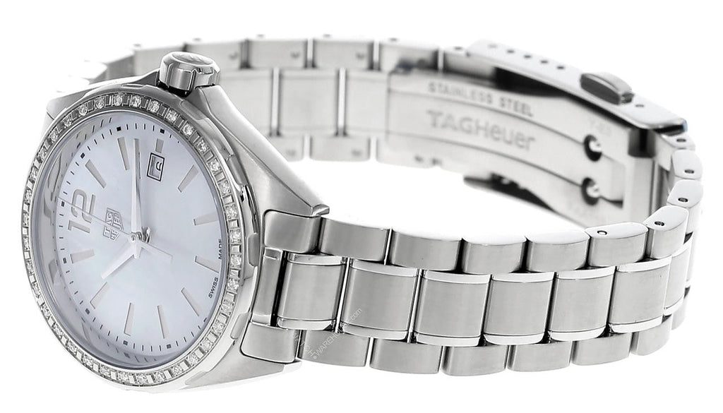 Tag Heuer Formula 1 Diamonds Mother of Pearl White Dial Silver Steel Strap Watch for Women - WBJ141A.BA0664 Buy Now By Tag Heuer