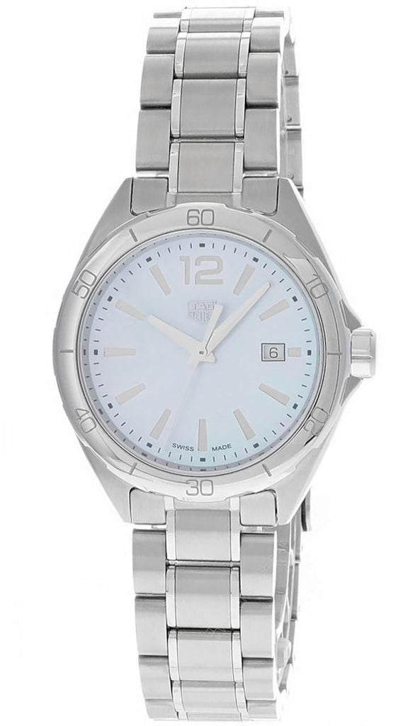 Tag Heuer Formula 1 Quartz Mother of Pearl White Dial Silver Steel Strap Watch for Women - WBJ1418.BA0664 Buy Now By Tag Heuer